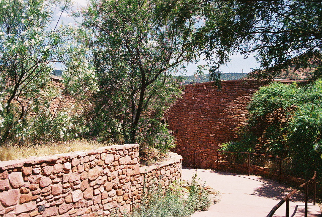 at the visitor's center