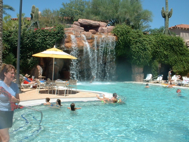 view of the waterfall