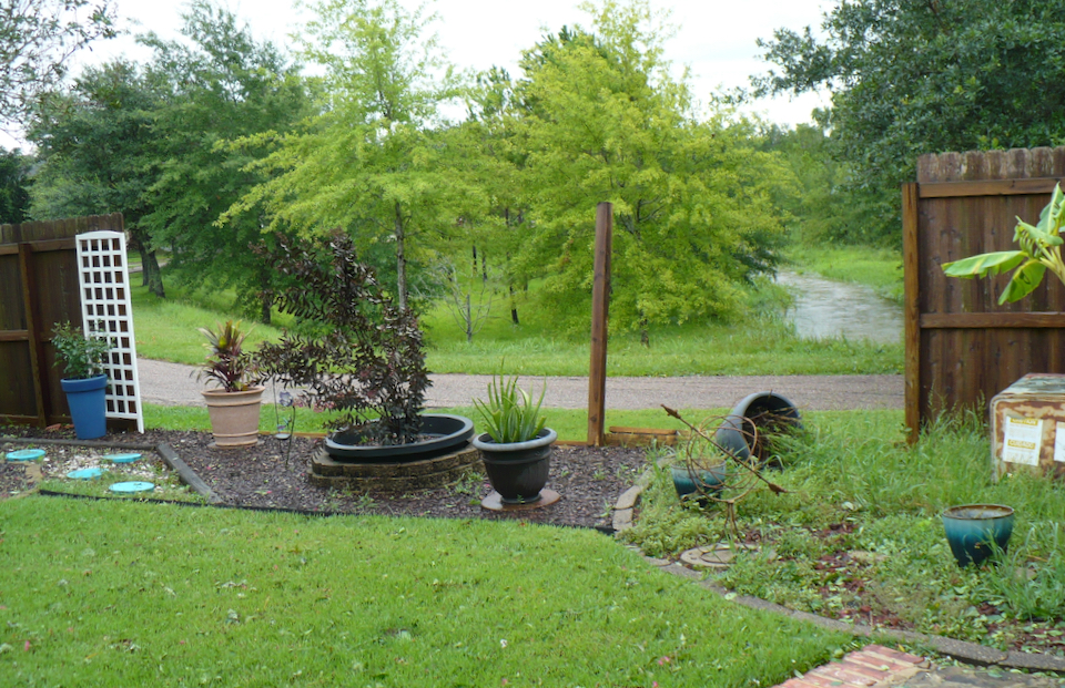 the back yard fence asunder