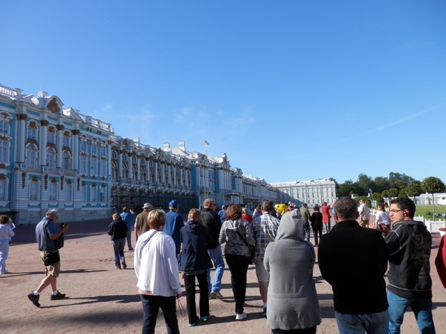 walking toward entrance