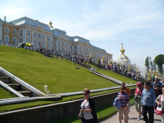 Peterhof from below