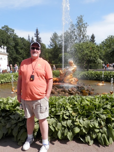 Mark at the fountain