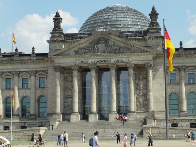 Reichstag entrance