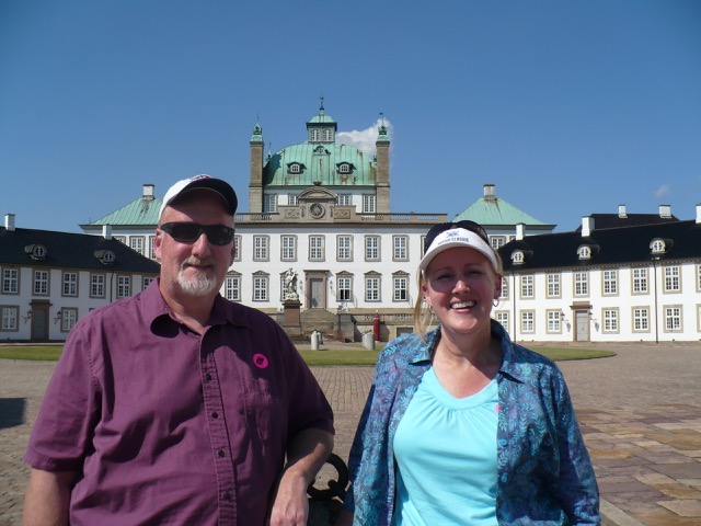 Mark and Jill at palace