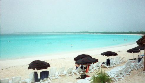 Beach at Half Moon Cay