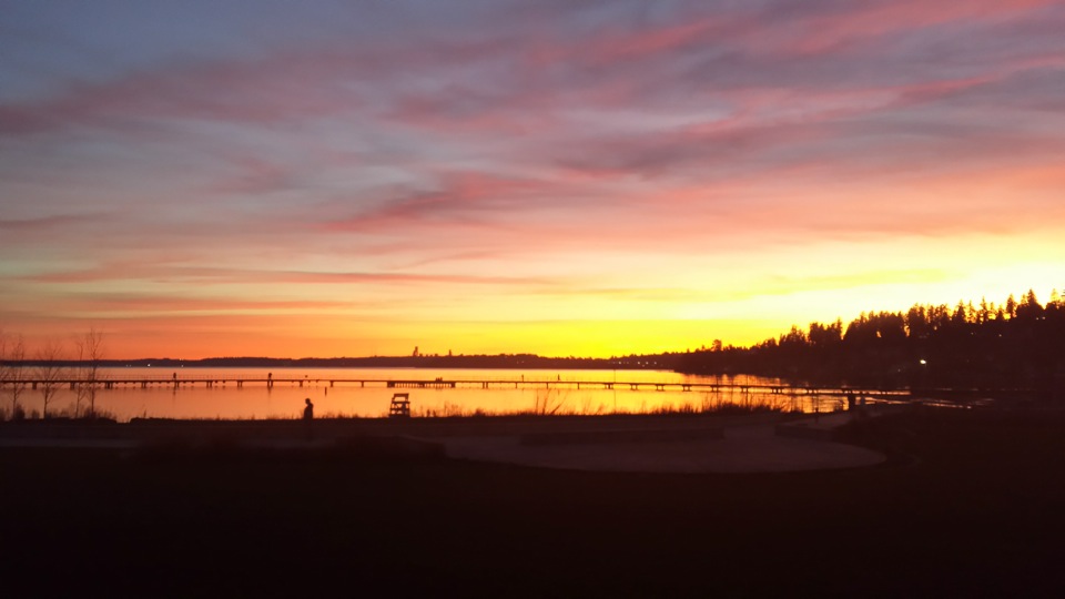 sunset from Kirkland