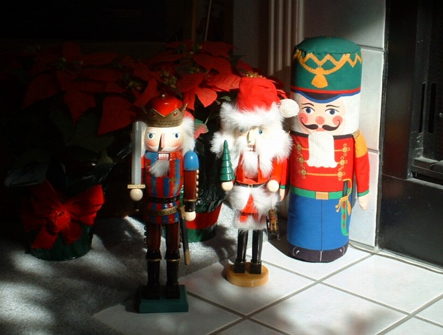 A trio of nutcrackers