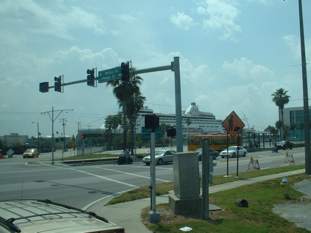 First glimpse of the Veendam