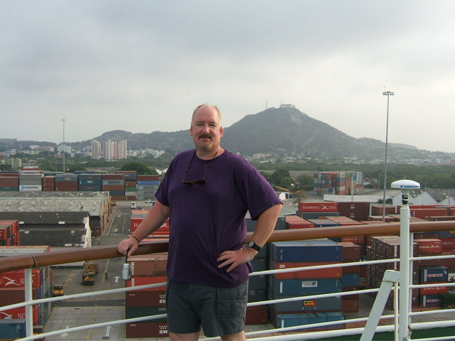 docked in cartagena