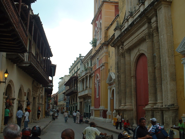 a street in cartagena