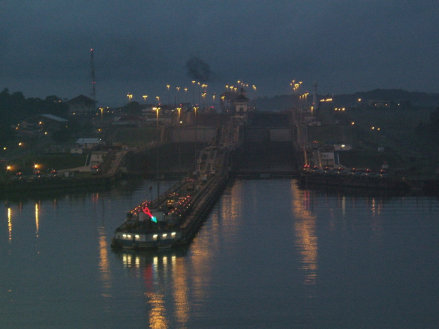 entrance to the locks