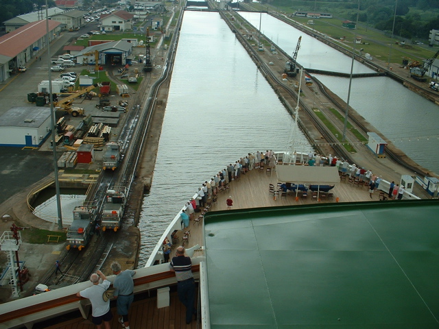 approaching the final set of locks