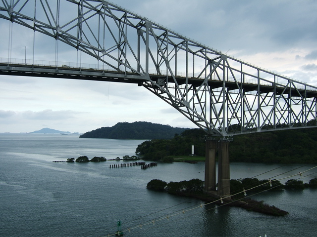 sailing under the bridge