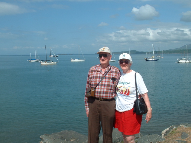 Dad and Mom in Panama