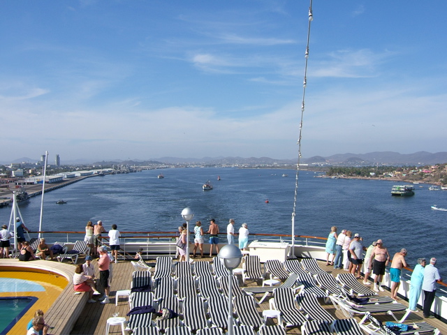 sailing out of the channel