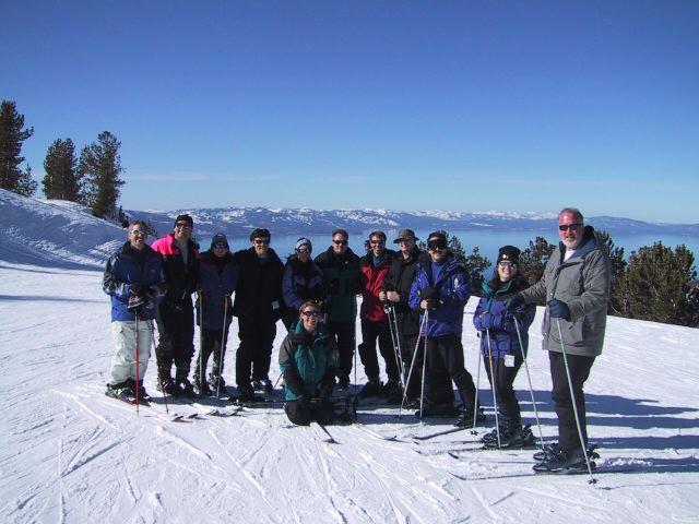 The gang at Tahoe