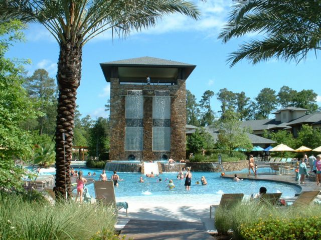 the pool at the woodlands