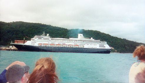 The Zaandam at Jamaica